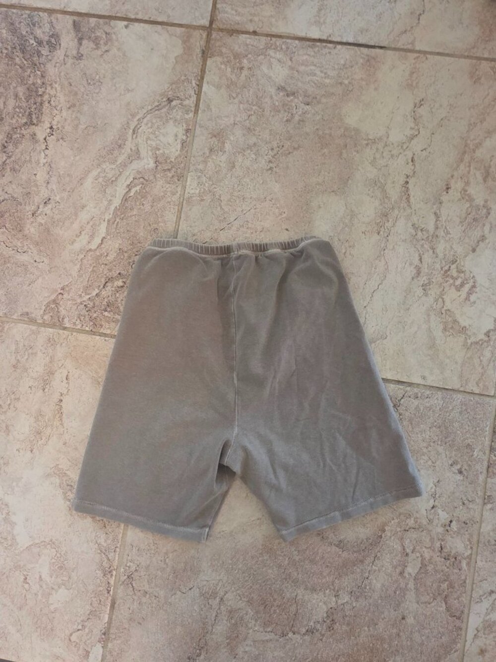 Skims Beige Neutral Cotton Blend Bike Shorts S GUC - Picture 4 of 8